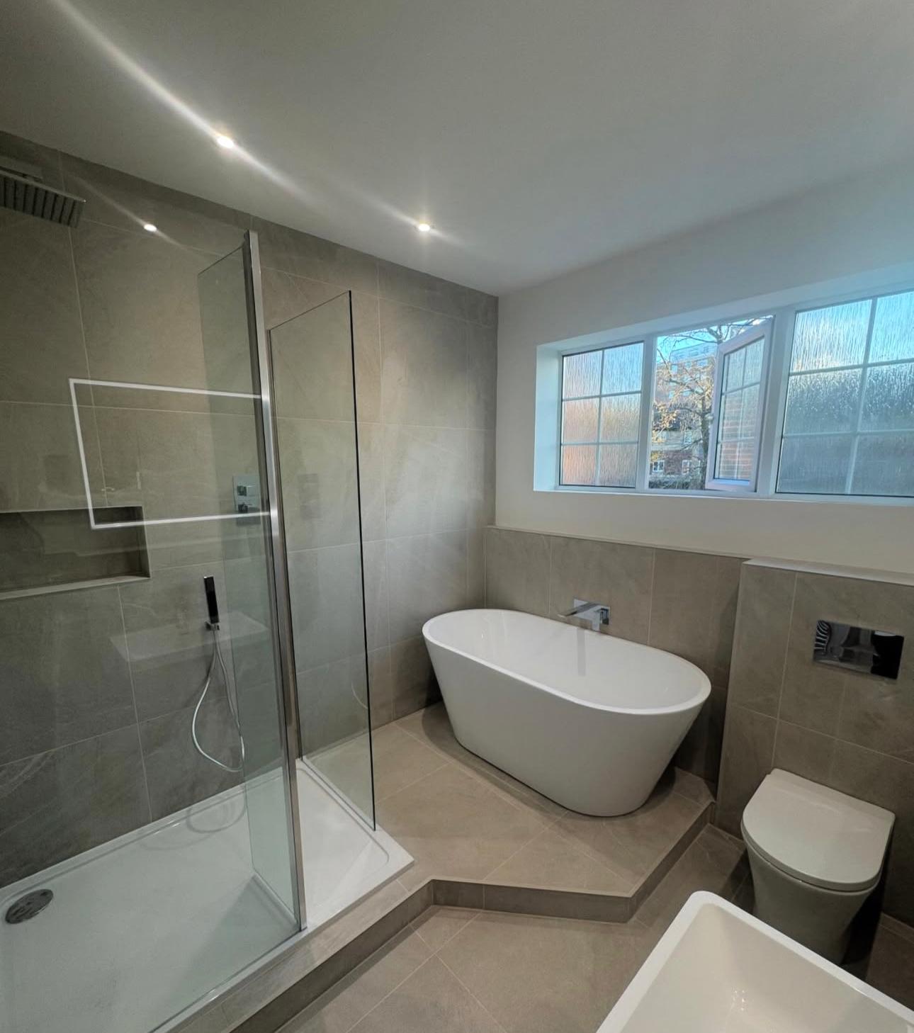 Tiling and stonework detail by HC Plumbing